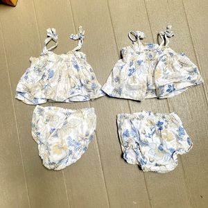 Gap Baby Two-Piece Outfit Set
Color: spring floral originally $31/each Twins